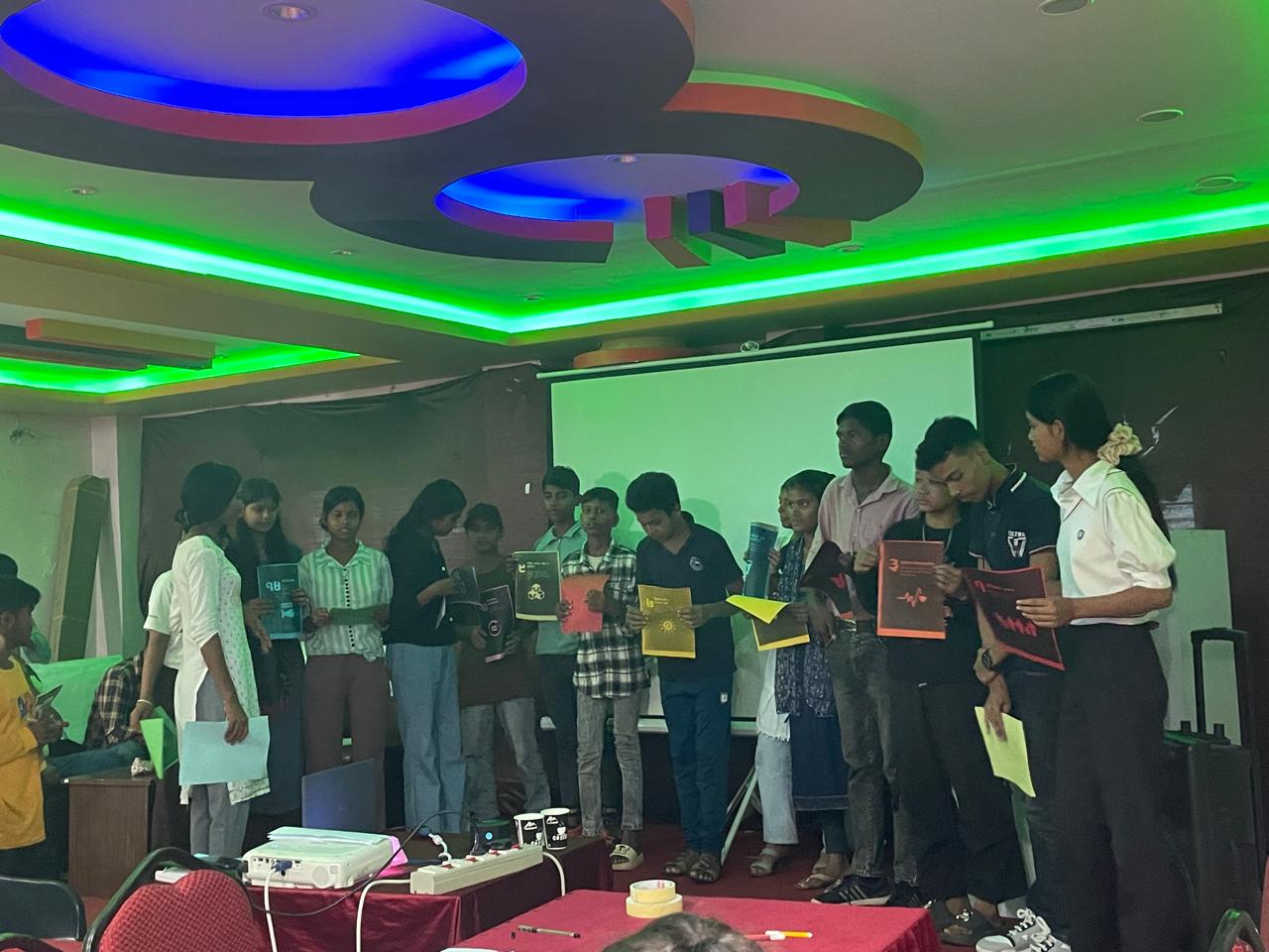 Participant actively participated on SDG session during the Human right defender and online safety training to child champions