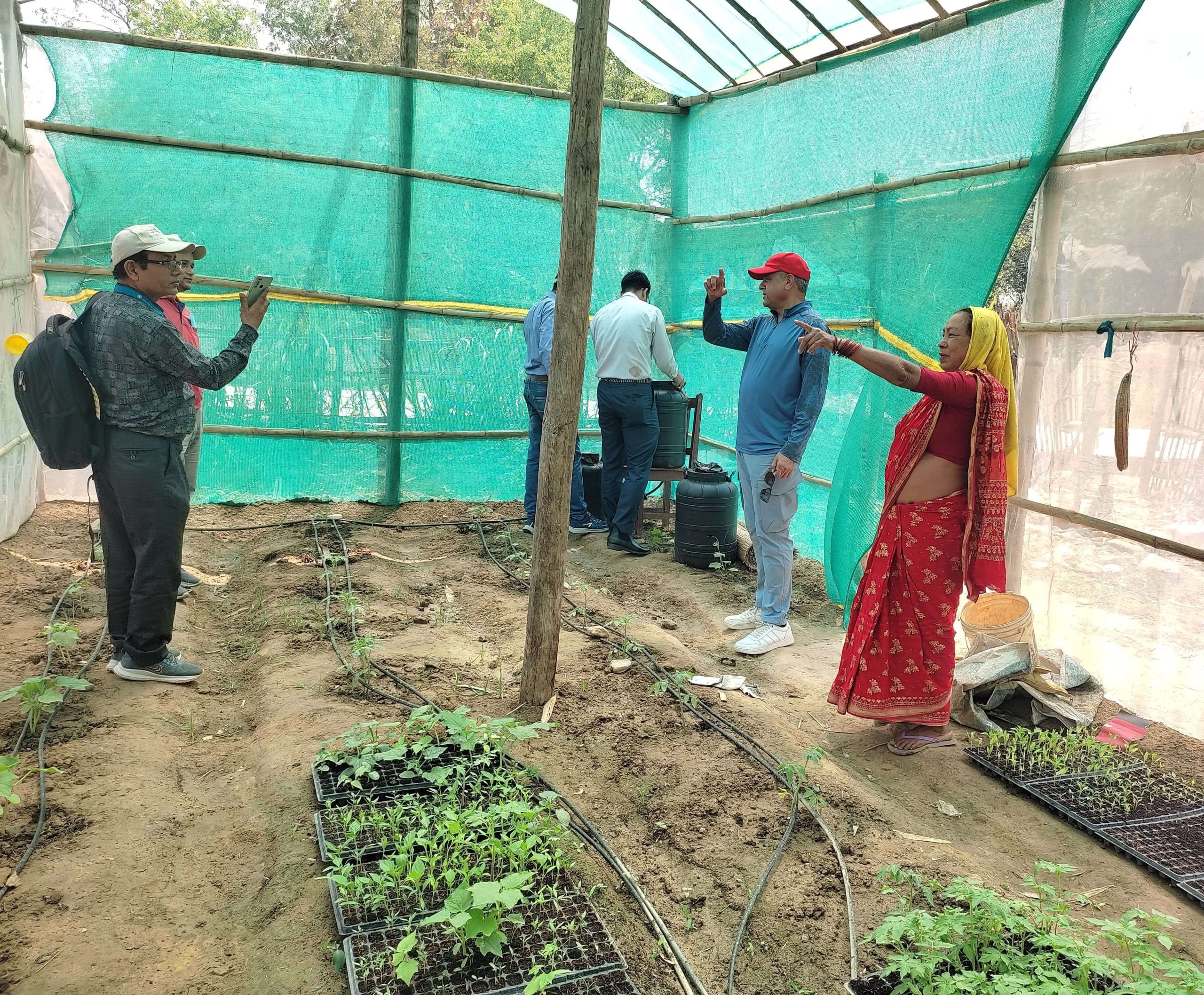 Board Monitoring Visit_Nursery of Roma Chaudhary_Susta