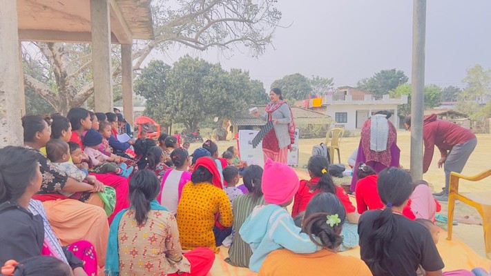 CBF Kala Bhurtel facilitating in GSP session_Susta 1