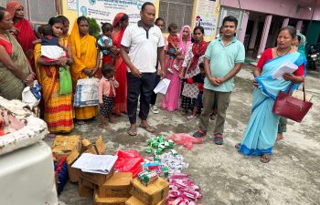 WASH Kit ready for distribution at Pratappur_3 Parasi